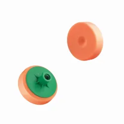 BOLL GĄBKA DO POLEROWANIA ŚR. 80MM / POMARAŃCZOWA / ŚREDNIA / GWINT M14