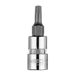 NEO TOOLS KOŃCÓWKA TORX TX20 NA NASADCE 1/4", KRÓTKA, 37 MM