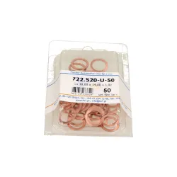 FISCHER PODKŁADKI MIEDZIANE 10X14X1MM KOMPLET 50SZT. FISCHER PODKŁADKI MIEDZIANE 10X14X1MM KOMPLET 50SZT.