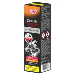 MOJE AUTO ŚRODEK BIOBÓJCZY DO CZYSZCZENIA KLIMATYZACJI CLEAN AIR BLACK 150ML / GRANAT PKUIW 20.20.14.0