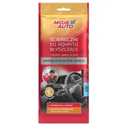 MOJE AUTO ŚCIERECZKI DO KOKPITU BŁYSZCZĄCE WANILIA 24SZT.