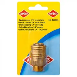AIRPRESS SZYBKOZŁĄCZE 1/4" GWINT ZEWNĘTZRNY