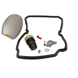 FEBI FILTR AUTOMATYCZNEJ SKRZYNI BIEGÓW DB W203/W211/W463/W163/W140/W220/W221 ZESTAW FILTR+USZCZELKA+WTYCZKA+ŚRUBY