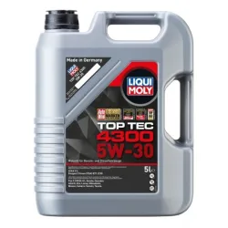 LIQUI MOLY OLEJ 5W30 5L TOP TEC 4300 DPF/FAP / C2 / SN/CF / B71 2290 / RN0700 / GF-3
