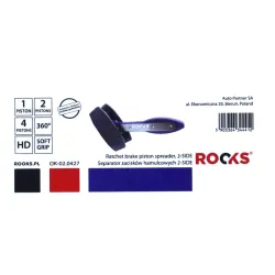 ROOKS SEPARATOR ZACISKÓW HAMULCOWYCH 2-SIDE HD, Z GRZECHOTKĄ