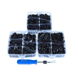 ROOKS ZESTAW SAMOCHODOWYCH SPINEK TAPICERKI 620 CZ, ZE ŚCIĄGACZEM SPINEK