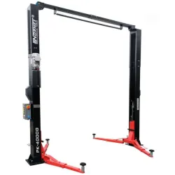 NORMET PODNOŚNIK DWUKOLUMNOWY ELEKTROHYDRAULICZNY AUTOMATYCZNY 4T ŁĄCZONY GÓRĄ ARM 2-2 P: 2640MM WYS: 3880MM 400V PK-4000G NORMET