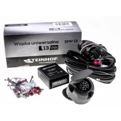 STEINHOF WIĄZKA HAKA HOLOWNICZEGO, ELEKTRYCZNA UNIWERSALNA Z MODUŁEM PRZYCZEPY (13 PIN)