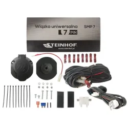 STEINHOF WIĄZKA HAKA HOLOWNICZEGO, ELEKTRYCZNA UNIWERSALNA Z MODUŁEM PRZYCZEPY (7 PIN)