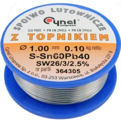 VOREL SPOIWO LUTOWNICZE (CYNA) SN60PB40 1,0/100