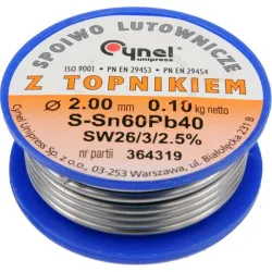 VOREL SPOIWO LUTOWNICZE (CYNA) SN60PB40 2,0/100