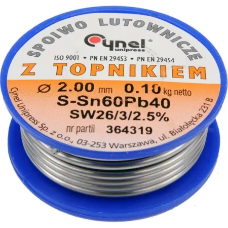 VOREL SPOIWO LUTOWNICZE (CYNA) SN60PB40 2,0/100