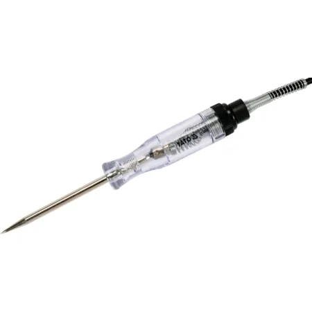 YATO SAMOCHODOWY PRÓBNIK NAPIĘCIA 6-12V, KABEL 90CM
